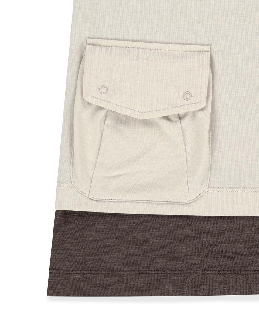 Sun Love W Polartec® Delta™ Flexair Layered Ls Tee Stone