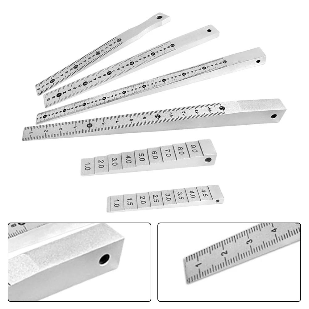 Chrome Plated Welding Gauge 0.5-10mm Feeler Gauge Carbon Steel Construction Heavy Use Resistant Professional Toolkit