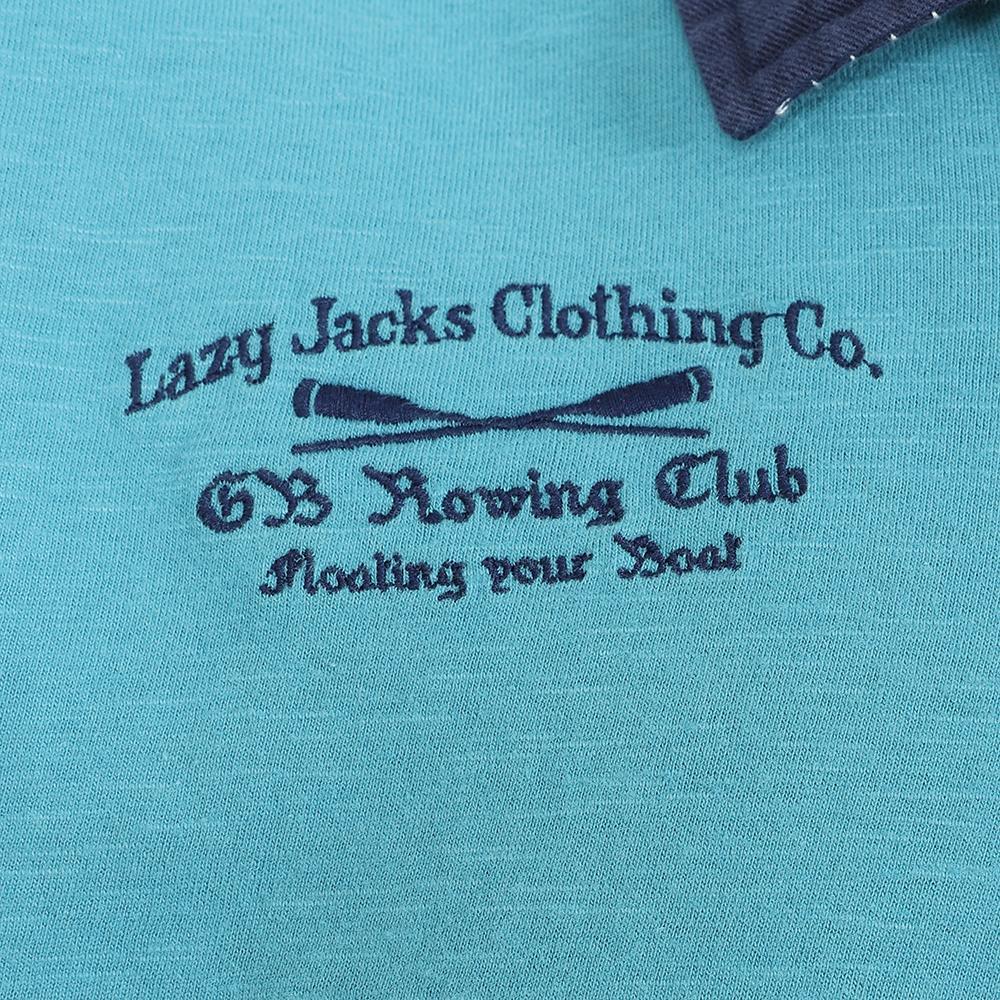 Lazy Jacks Mens Contrast Collar Rugby Shirt
