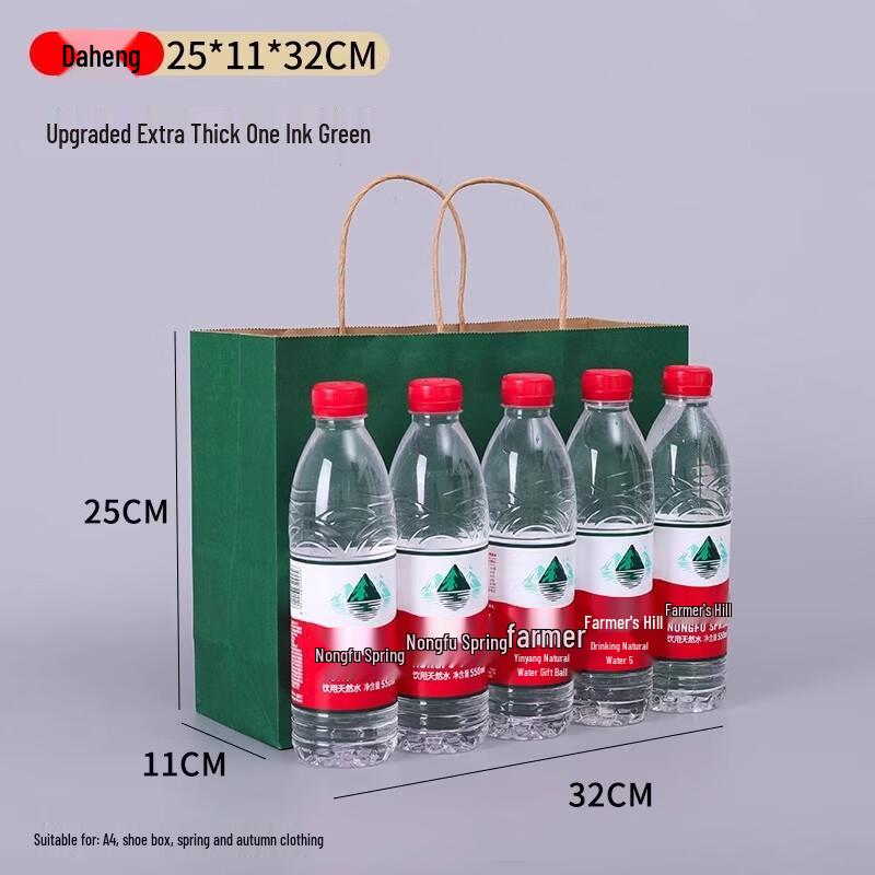 Подарочный пакет и пакет для еды на вынос из крафт-бумаги