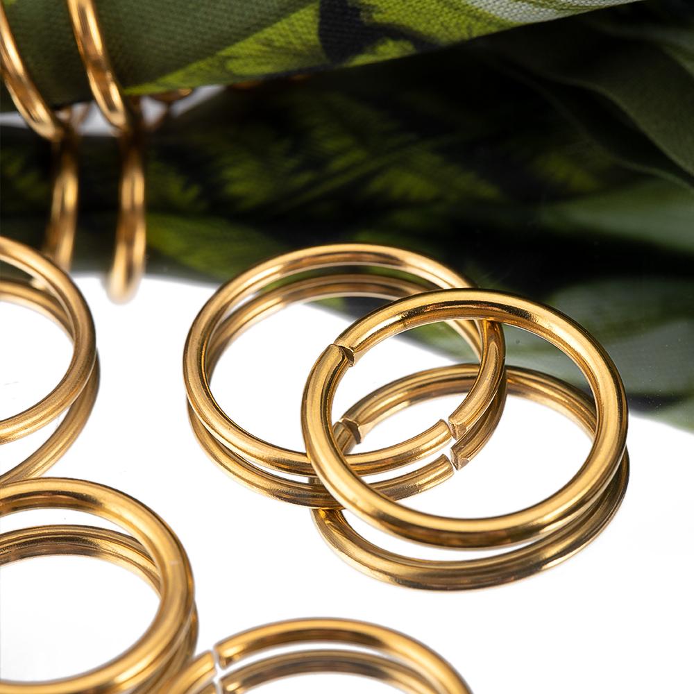 4pcs 10pcs NO Fade Stainless Steel PVD Big Hole Open Jump Rings Width 16 to 20mm Split Rings Connectors Hairband Jewelry Finding