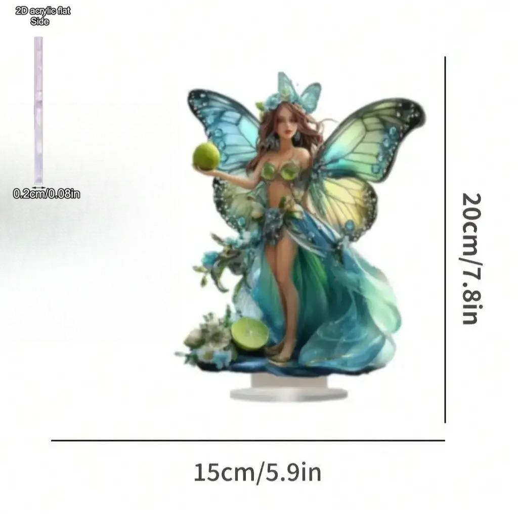 Bohemian Style Butterfly Fairy Statue Decoration - Forest Themed Decoration, Perfect for Bedroom and Living Room Decora, Home Tabletop Decorations,