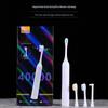 Portable Waterproof Sonic Electric Toothbrush for Adults with Soft Bristles Rechargeable
