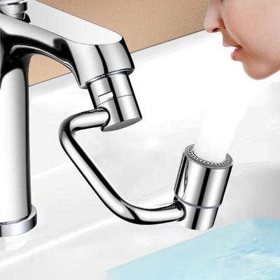 1/2Pcs Faucet Mechanical Arm with Gentle Face Wash Dual Water Jet Mode Rotable Bubbler Extension Rod Faucet Attachment