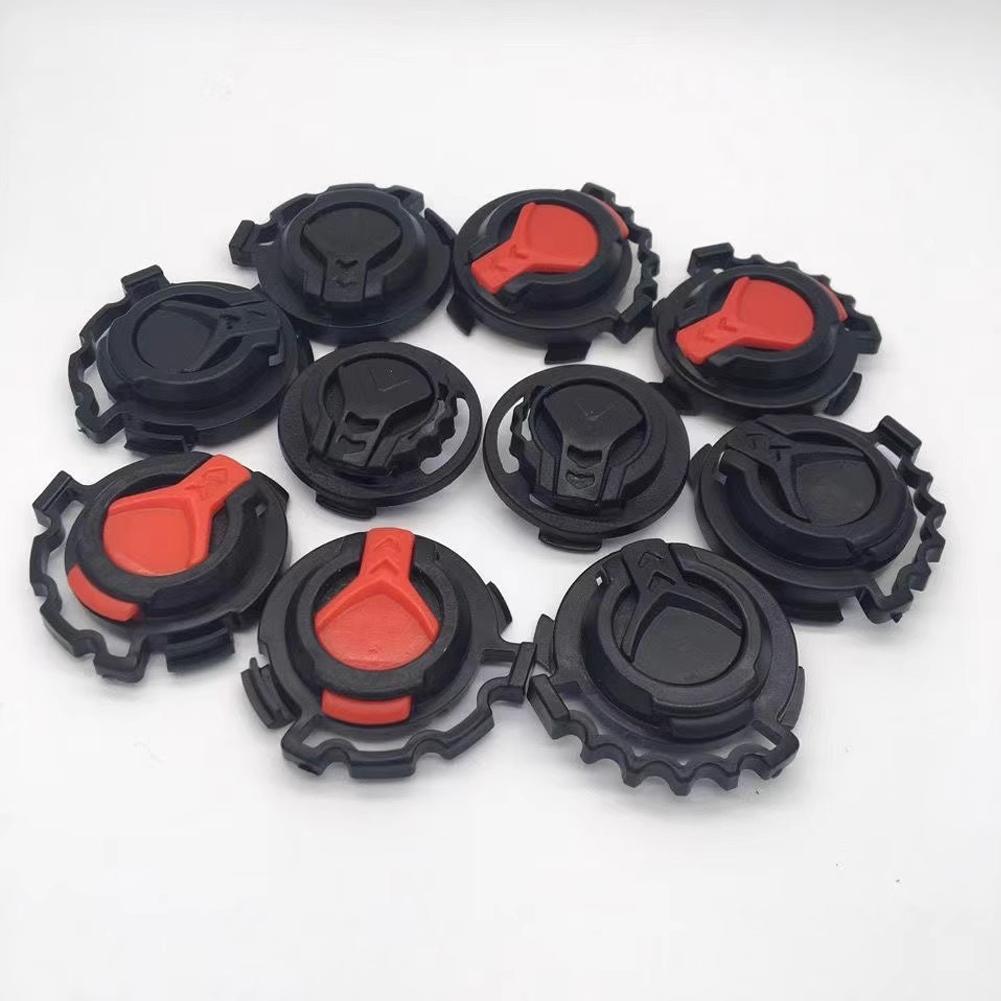 Paar Motorradhelm Feste Große Lochschnalle Spiegelhalter Linsenbasis Zubehör Erwachsene Kinder Helmschrauben