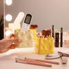 Armazenamento de queijo de cerâmica de luxo leve, barril de armazenamento de cosméticos, barril de armazenamento de mesa de alta beleza, suporte para caneta de papelaria