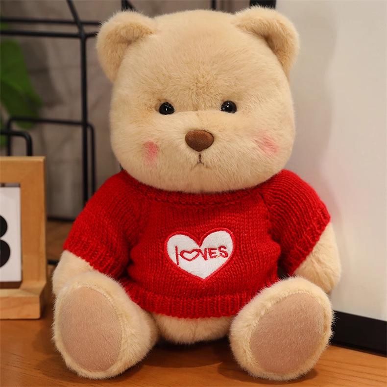 Teddy Bear Plush Sweater Toy - Perfect Birthday Gift for All Genders