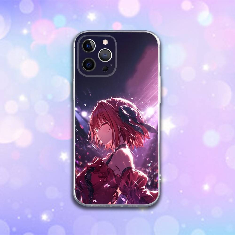 Oshi No Ko Kana Arima Phone Case For iPhone 16e,16,15,14,13,12,11 Plus,Pro,Max,XR,XS,X,Plus,SE,Mini Transparent Soft Cover