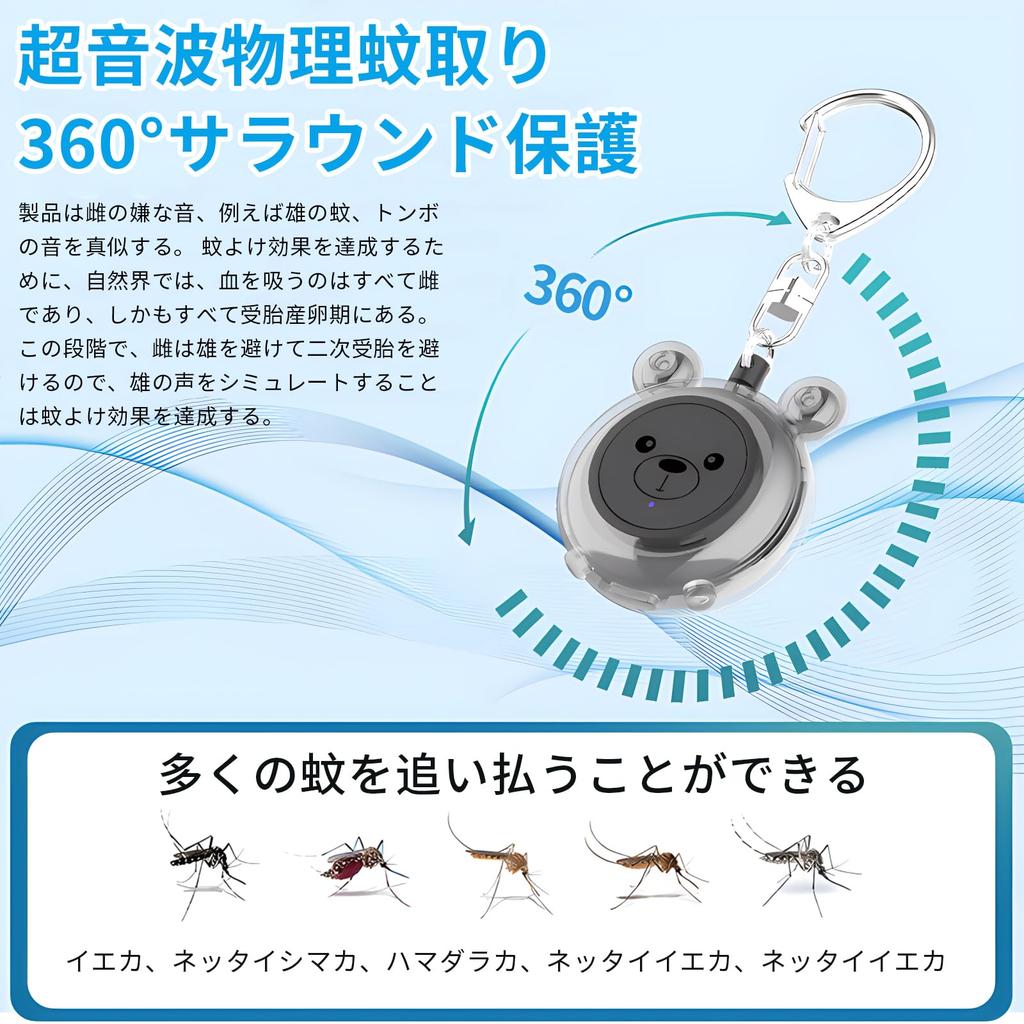 Coolooda Ultrasonic Insect Mosquito Pest Ultrasonic Mosquito Insect Pest Electromagnetic USB Long Standby Can Be Used Continuously for Up To 40 Comes