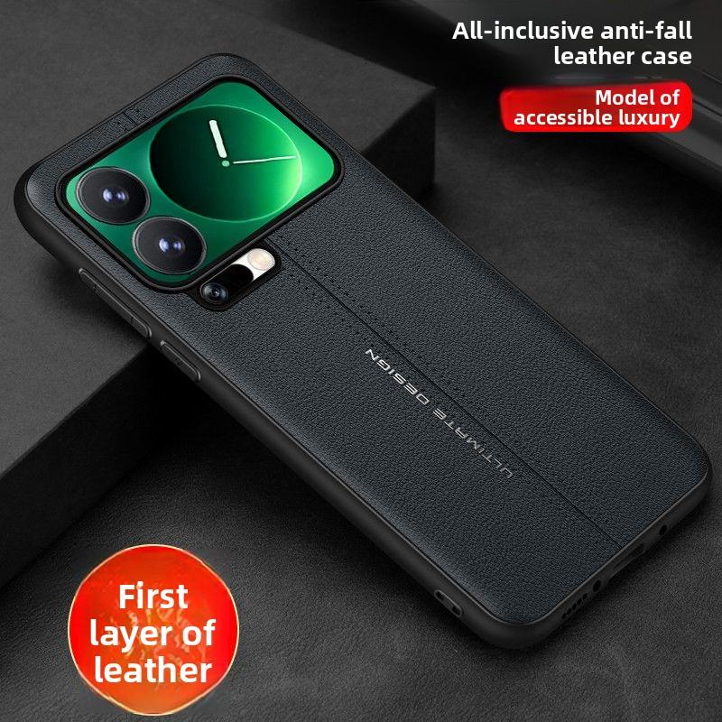 Luxury Premium Genuine Leather Phone Case For Xiaomi 17 Pro Max 17 Pro 17 Luxury PU+TPU Leather Shockproof Protection Back Cover