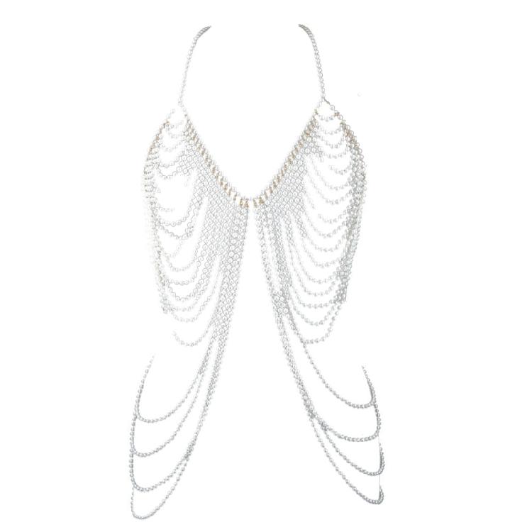 

Накидка на плечи с искусственным жемчугом, цепочка на плечи для вечернего выхода, вечернего платья, шали, боди-цепочки.