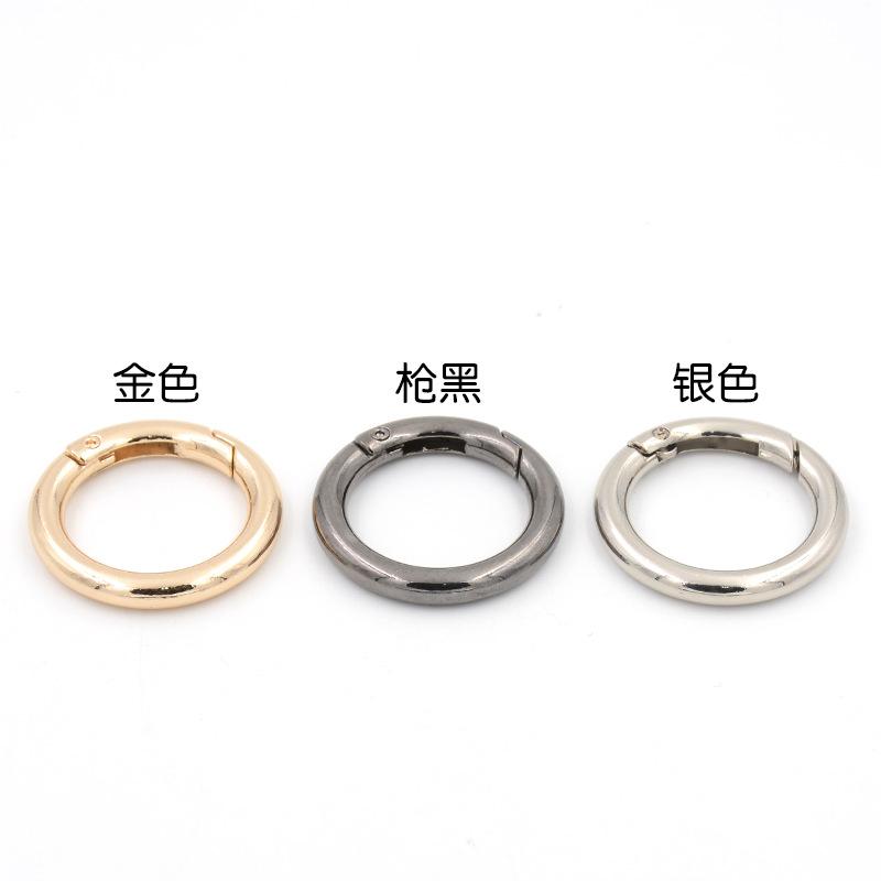 Metallringpåse Knappar Handväska Bagage Skor Dekorativa Kedjeknappar Rock Trenchcoat Knappar