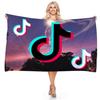 Tiktok 3d Printed Towel Bathing Bathrobe Beach Swimming Swimwear Shower Towel