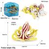 4D Insect Model Toy Set: Ladybug, Stag Beetle, Centipede, Ant, Fly, Mantis