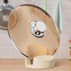 2 Pieces Circular Pot Lid Rack Silicone Spoon Rack Multi-functional Spatula Holder  Kitchen
