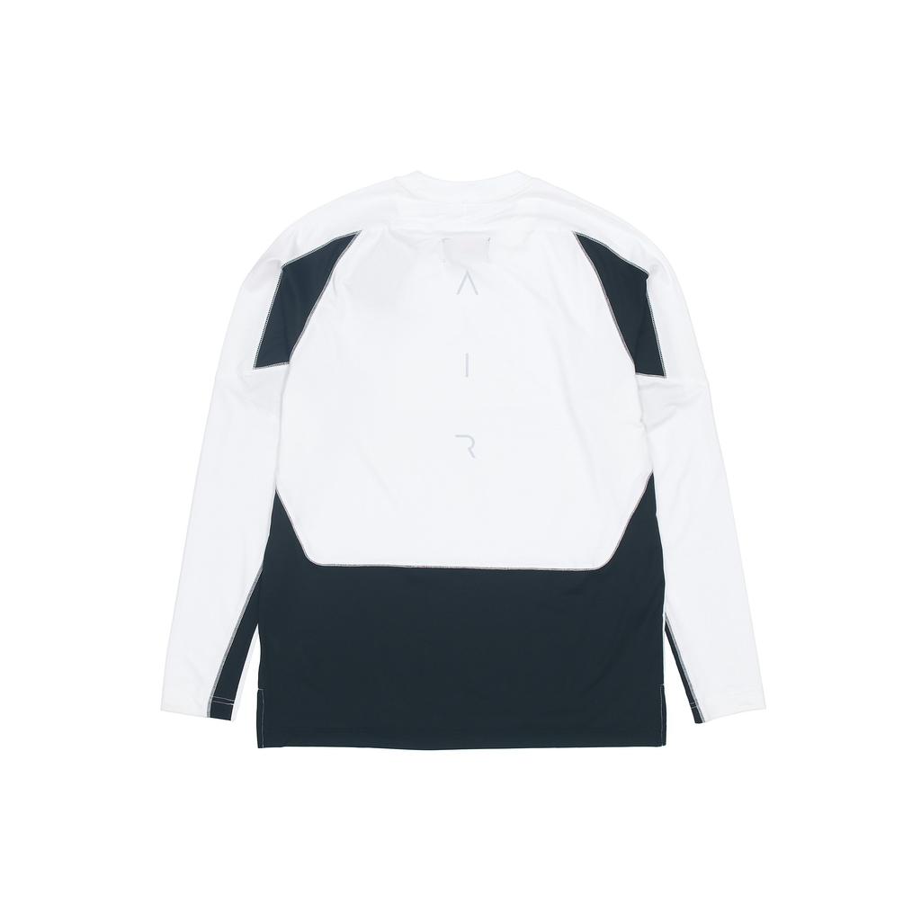 Air Jordan Jumpman Color Block Quick-Drying Crew Neck Long Sleeve T-Shirt Men Tops White CV2352-100