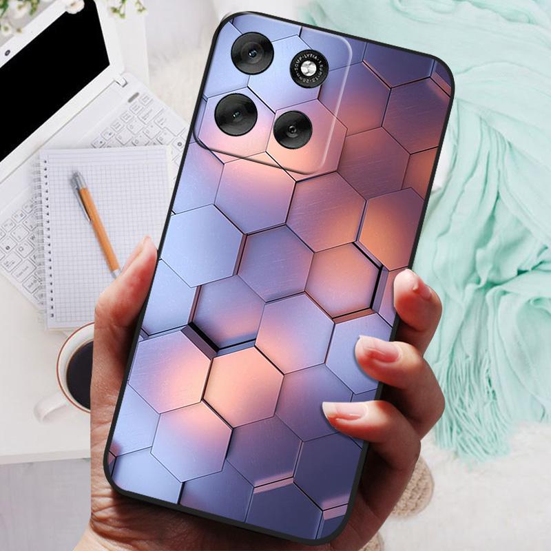 Für Motorola Moto G86 Power Hülle Löwe Wolf Silikon Weiche Rückabdeckung Für Moto G56 G86Power Handyhülle Moto G56 Schutzhülle