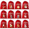 Weihnachts Samtbeutel Weihnachtsgeschenktasche Weihnachts Süßigkeitentasche Weihnachten Kreative Große Kordelzug Süßigkeitentasche Geschenkverpackungsbeutel