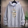 Cute Dog Pattern Mens Hooded Hoodie Sportshirt Plus Size Boys Pullovers M-5XL