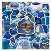 50 Blue Ins Style Doodle Personality Fresh Freshman Account Guka Do-It-Yourself Mobile Phone Case Suitcase Decals