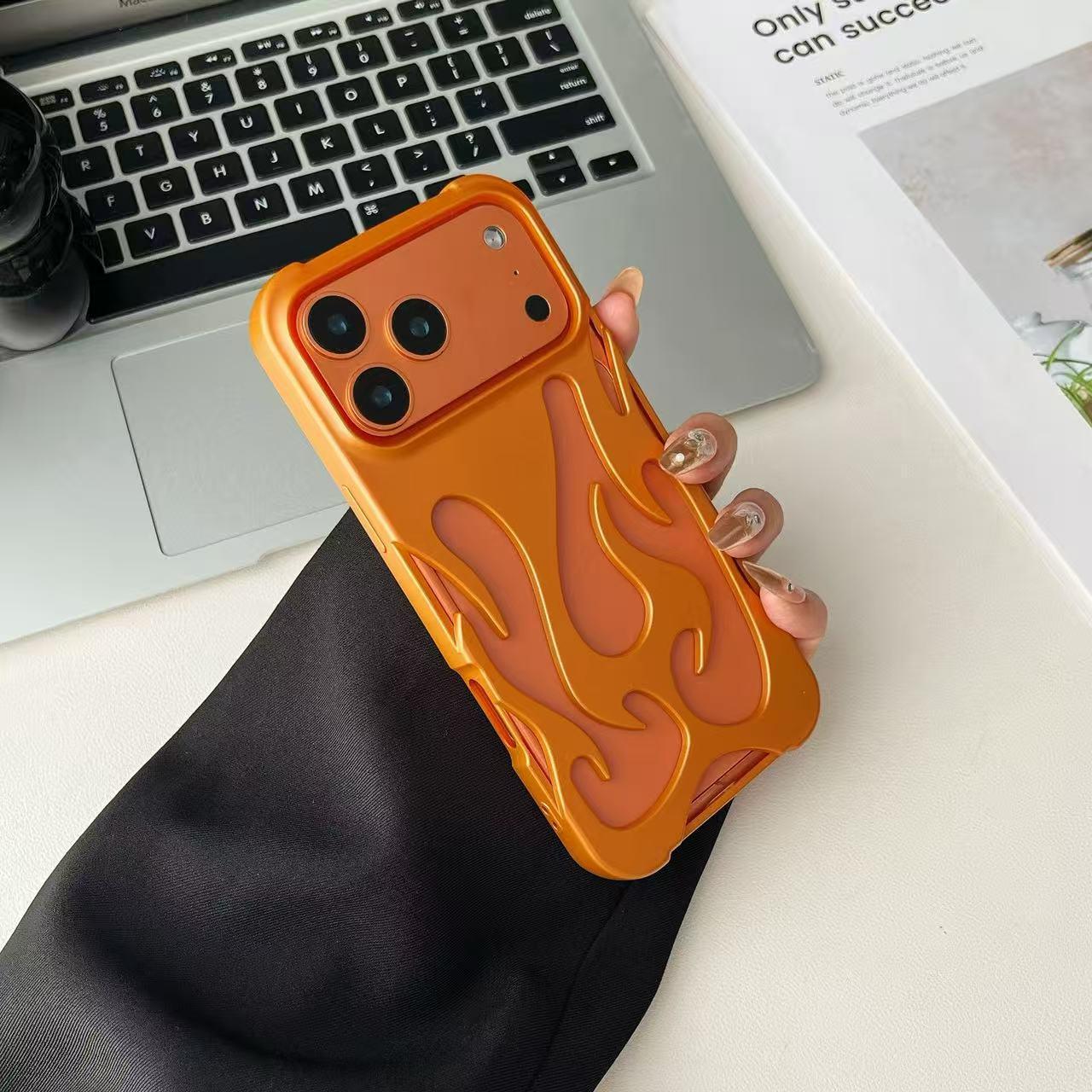 

Летний чехол с полым дизайном для отвода тепла и защиты от падений для iPhone 16 Pro Max/13 iPhone 15 Pro