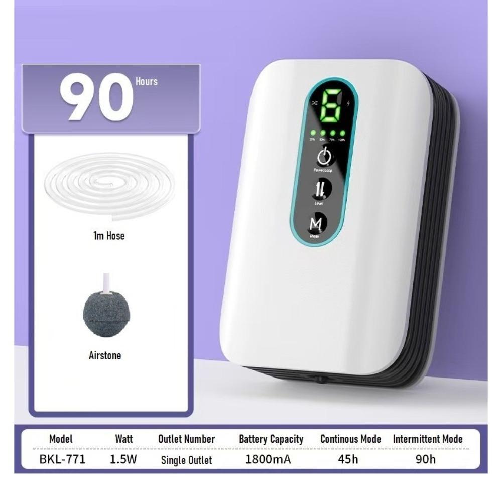 

Ultra Silent Fish Tank Oxygen Pump 1/2 Hole Small Oxygen Machine For Fish Tank Aquarium BKL-771