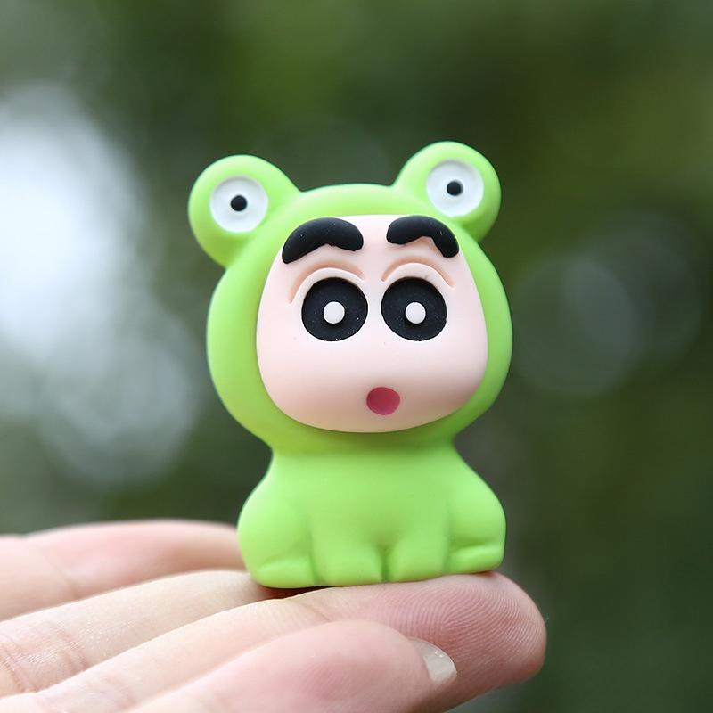Cartoon Shinchan Capybara Animal Model Kids Toy For Visual Development Play And