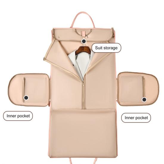 Convertible Garment Duffle Bag Travel Carry-On Tote Suit Bag 2-in-1 Hanging Garment Bag Weekender Overnight Bag for Business Trip Vacation