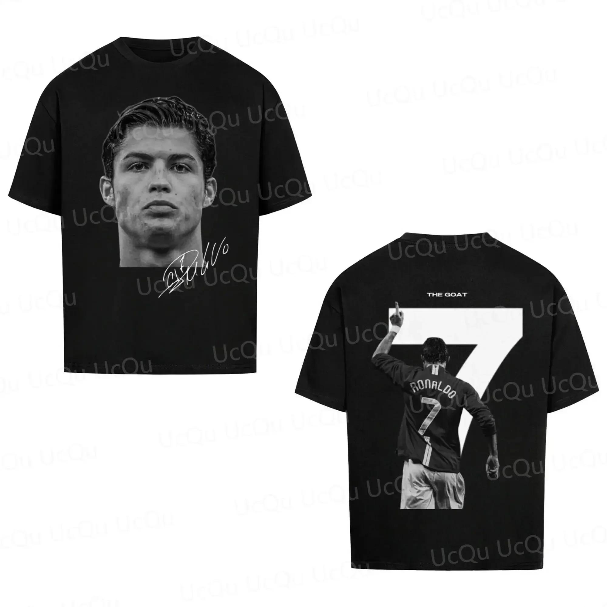

25ss Men Cotton Classics Football Superstar T-shirts #7super Fashion Printed Short Sleeve T-shirt Men Distress Cotton T-shirts XL