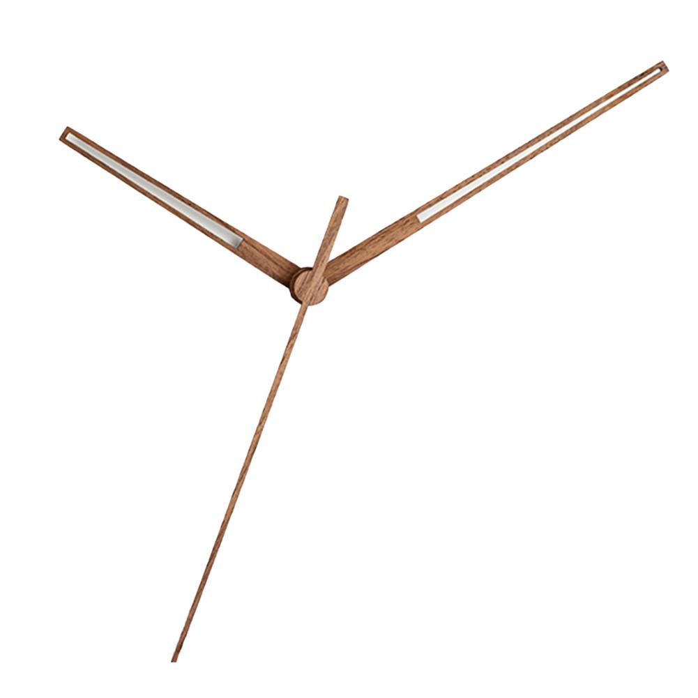 3Pcs/Set Durable Wall Clock Hands Long Clock Hands Solid Wood Repair Parts Wall Clock Hands Insert Kits