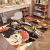 Haikyu Print Rug, Washable Floor Carpet, For Entryway Dorm Laundry Room Office Study, Home Decor Birthday Christmas Gift