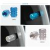 4Pcs Aluminum Car Tire Valve Caps Hex Alloy Tyre Valve Stem Covers Waterproof Dustproof Airtight for Auto Motorcycle Truck Bike Stem Caps1