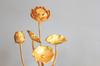 Matsuyama Shinto Buddhist Supplies Store Tokobana Set with Vase, Size 5, 7-Stem, Pair (Set of 2), Buddhist Flowers, Aluminum Flowers, Brass Vase, Gold