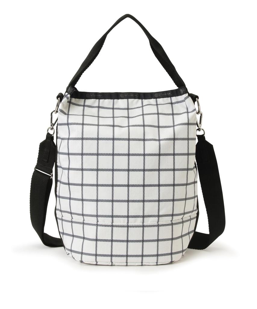 CONVERTIBLE BUCKET Check BAG/1540/Monoclass