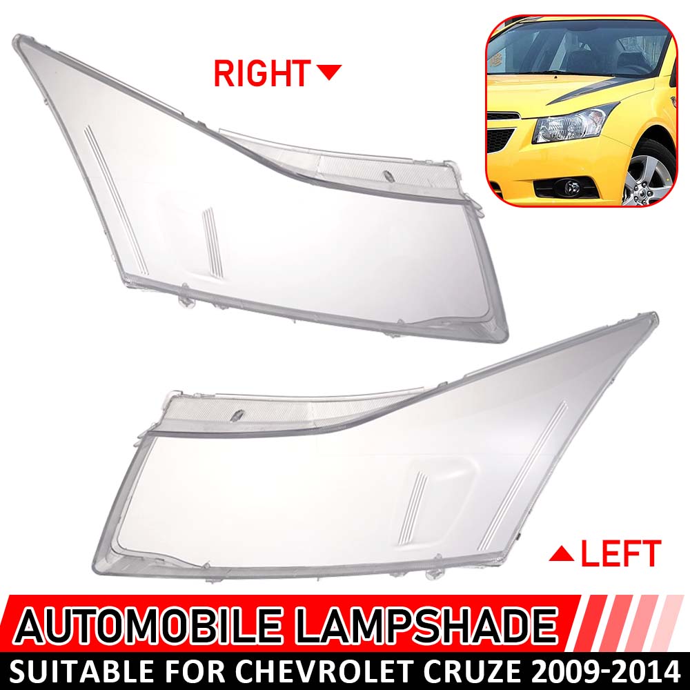 Suitable for Chevrolet 2009-2014 Cruze Car Headlight Cover Curze Transparent Lamp Shell Left and Right Replacement Lampshade