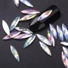 3D Nail Decoration KIt   Nail Rhinestone Colorful Marquise Flat Bottom Nail Rhinestone Stud Nail  Art