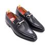 High-End Men'S Loafers Horse Shackle One-Pedal Men'S Shoes Genuine Leather Cowhide Small Square Head Fashion Business Dress Shoes