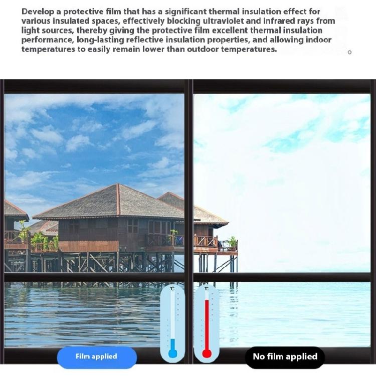 Privacy Enhancing Window Film For Heat Insulation Ray Reduction Durability Auto Stick Glass Protective Scratch Resistant