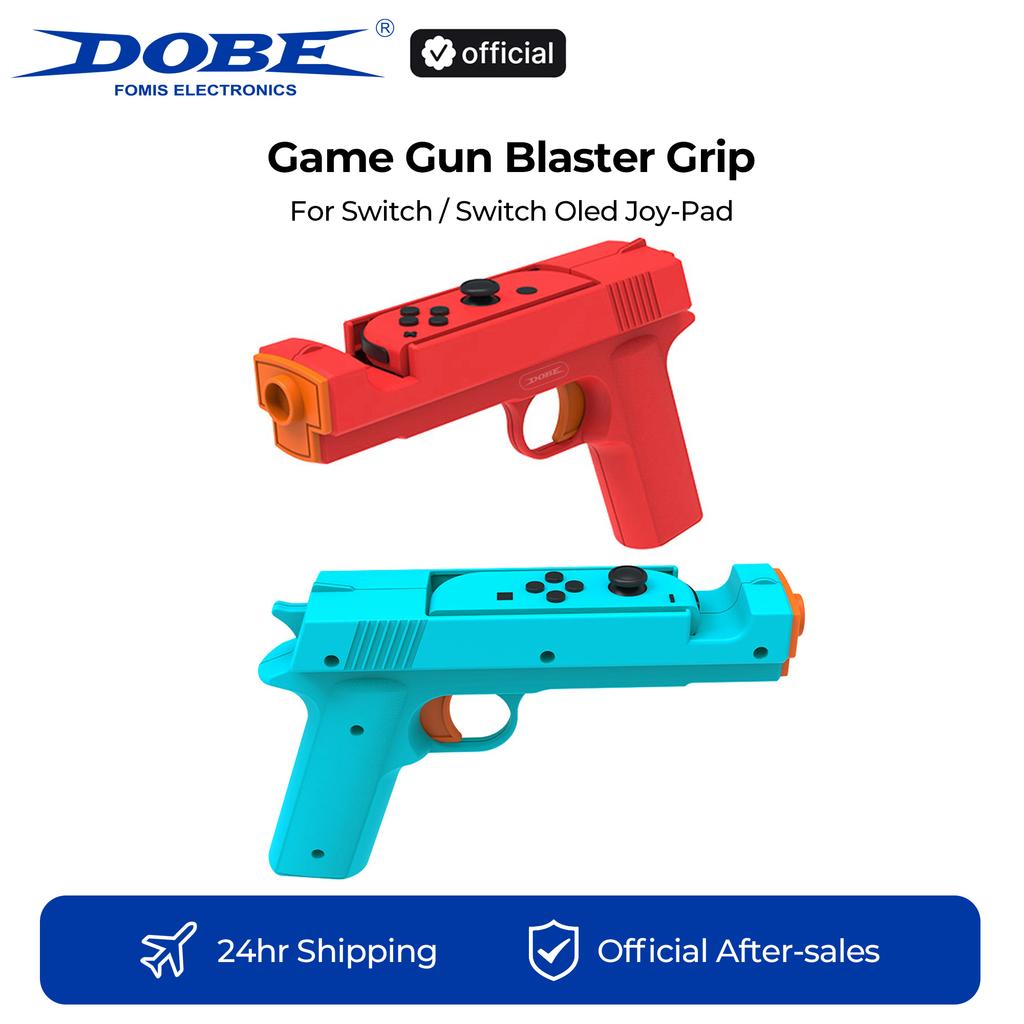 DOBE Shooting Game Gun For Switch / Switch Oled Joy-Con | Handle Holder Somatosensory Gaming Gun Joypad Gunstock Hand Grip