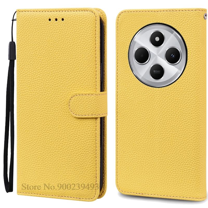 For Poco C75 Case Luxury Leather Flip Wallet Case For Poco C75 Case Xiaomi Poco C75 C 75 Case Silicone Book Cover Coque Fundas
