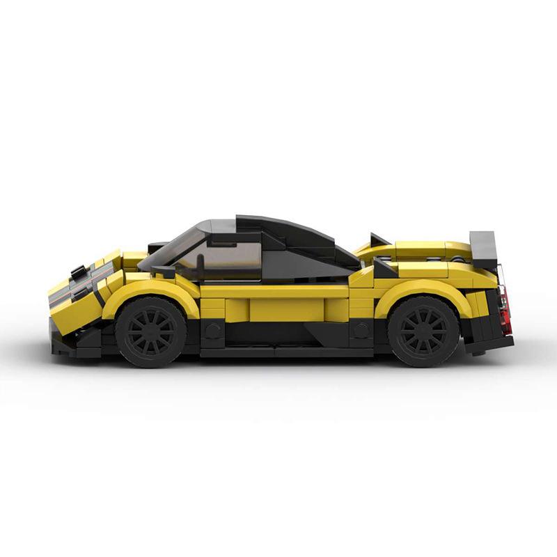 Building Block Compatible Pagani Creative Assembly Sports Car Racing Gift Model Small Particles Educational Toy
