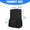 Double Zippers Horizontal Cover for Slim Dust Guard Splashproof Cover Gaming Accessory Protective Case Dustproof Case