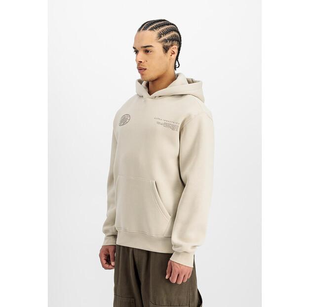 Толстовка с капюшоном Alpha Industries World Logo Backprint Hoodie