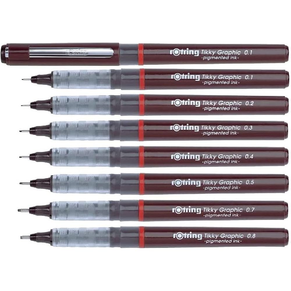 Rotring ticky graphic 0.2mm 814740 black ink 814740
