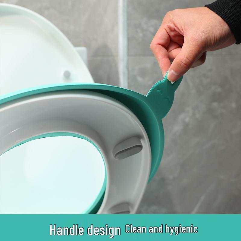 Portable EVA Moisture-Proof Toilet Seat Cover - No Mess, All-Season Adhesive Cushion