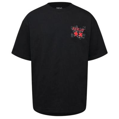 Replay Mens Martin Garrix Graphic Print Oversized T-Shirt