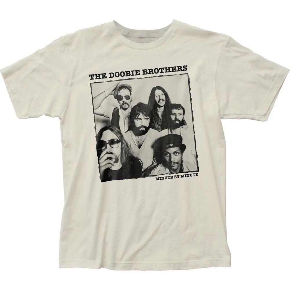 Мужская футболка The Doobie Brothers Minute By Minute Музыка Классическая футболка группы Натуральный M