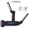 Portable COB Work Light USB Rechargeable LED Flashlight Inspection Lamp with Magnetic 5 Lighting Modes for Night Work Camping
