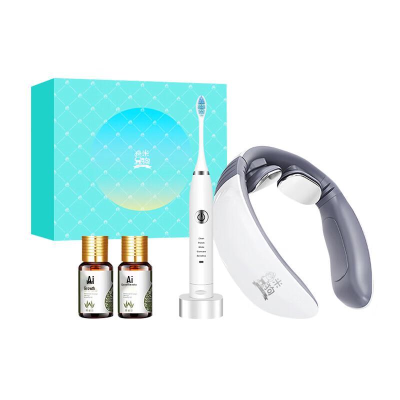 

MEEEGOU MC399 Electric Toothbrush & Neck Massager Set