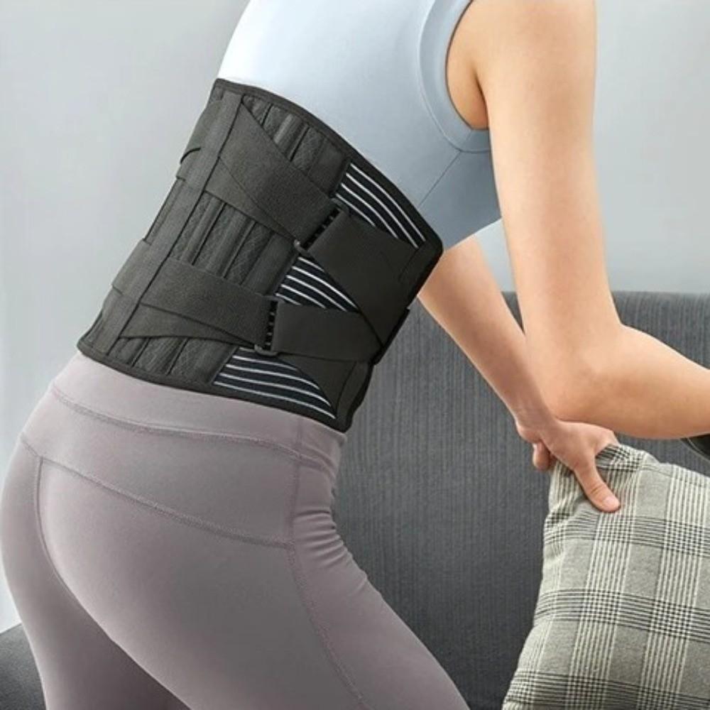 Anti-skid Brace Support Belt 16-hole Mesh Waist Trainer Spine Orthopedic Brace  Workout